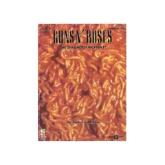 Copertina di "Guns N' Roses: The Spaghetti Incident?", con un primo piano di spaghetti al sugo. Edizione autorizzata per chitarra e voce.