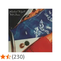 Copertina dell'album "Wet Dream" di Richard Wright, con una barca a vela sull'acqua blu.