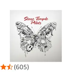 Copertina album dei membri di Stone Temple Pilots: una farfalla stilizzata con occhi, ragnatele e un ragno.