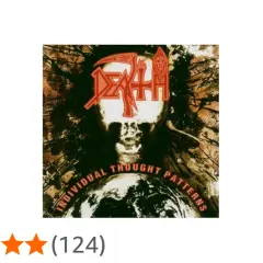Copertina dell'album "Individual Thought Patterns" dei Death, con un teschio stilizzato e il pianeta Terra.