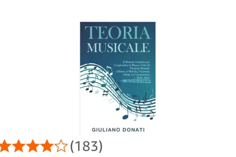 Copertina del libro "Teoria Musicale" di Giuliano Donati, ideale per chi vuole studiare musica da autodidatta e passare da neofita ad esperto.