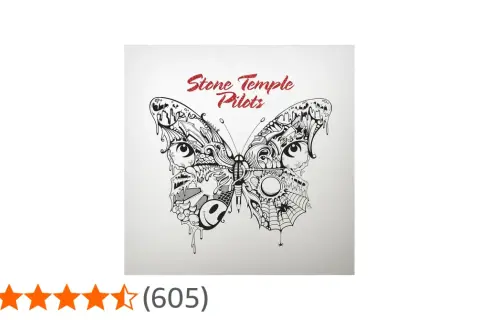 Copertina album dei membri di Stone Temple Pilots: una farfalla stilizzata con occhi, ragnatele e un ragno.