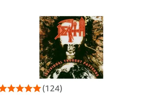 Copertina dell'album "Individual Thought Patterns" dei Death, con un teschio stilizzato e il pianeta Terra.