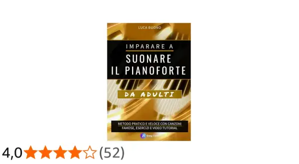 Imparare a suonare il pianoforte da adulti: metodo pratico con canzoni famose e tutorial video.