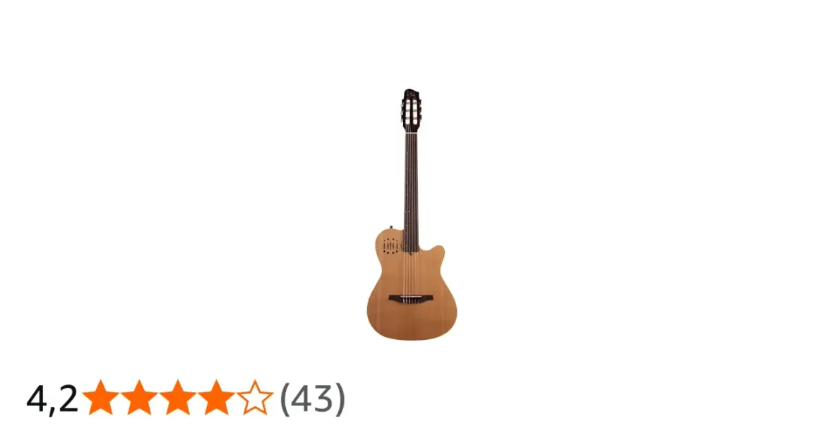 Chitarra Godin con un punteggio di 4,2 stelle basato su 43 opinioni.