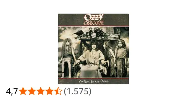 Ozzy Osbourne con bambini spettrali, teschi e un'atmosfera da incubo. L'album "No Rest for the Wicked" evoca il peccato supremo.