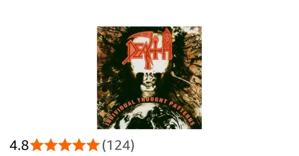 Copertina dell'album "Individual Thought Patterns" dei Death, con un teschio stilizzato e il pianeta Terra.